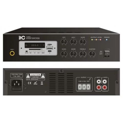 Gücləndirici (usilitel) ITC Audio T-B60 60W USB MP3 və Bluetooth dəstəyi — Kompüterlər və noutbuklar
