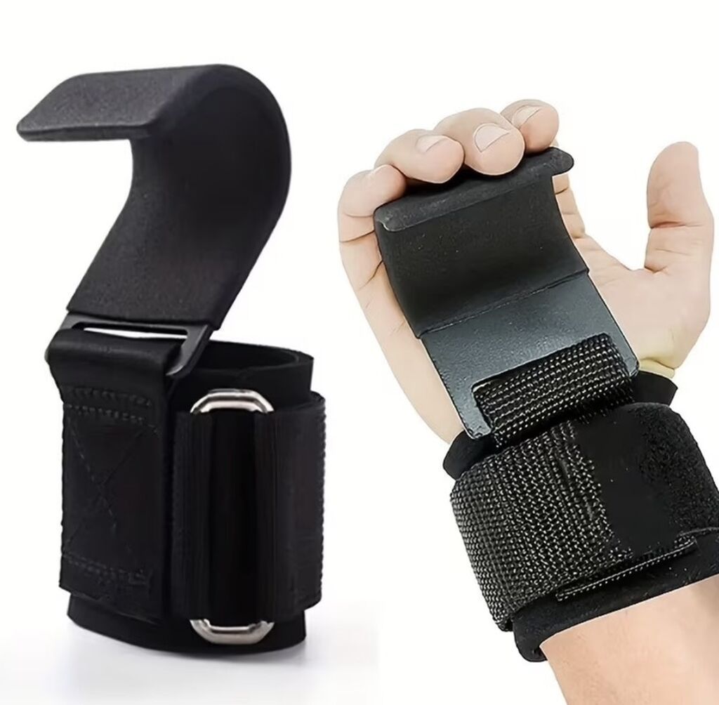 Məhsul: Fitnes üçün bilək qarmaqları (wrist lifting hooks) Təsvir — Fitness və yoqa, Digah