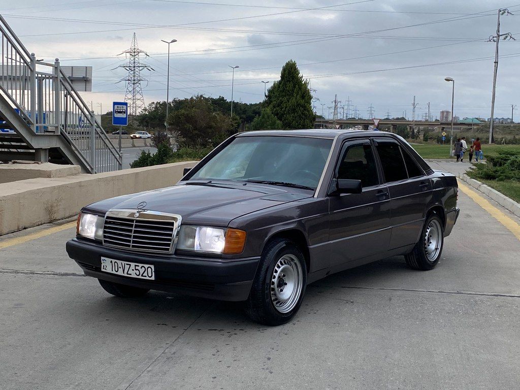Mercedes 190, 2.0 L, 1990 il, 275 000 km 10-VZ-520 — Avtomobillər, Bakı (6)