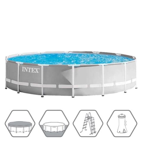Hovuz Intex 26732, karkas, ölçü 549x122 sm, tutumu 24311 l — Bakı