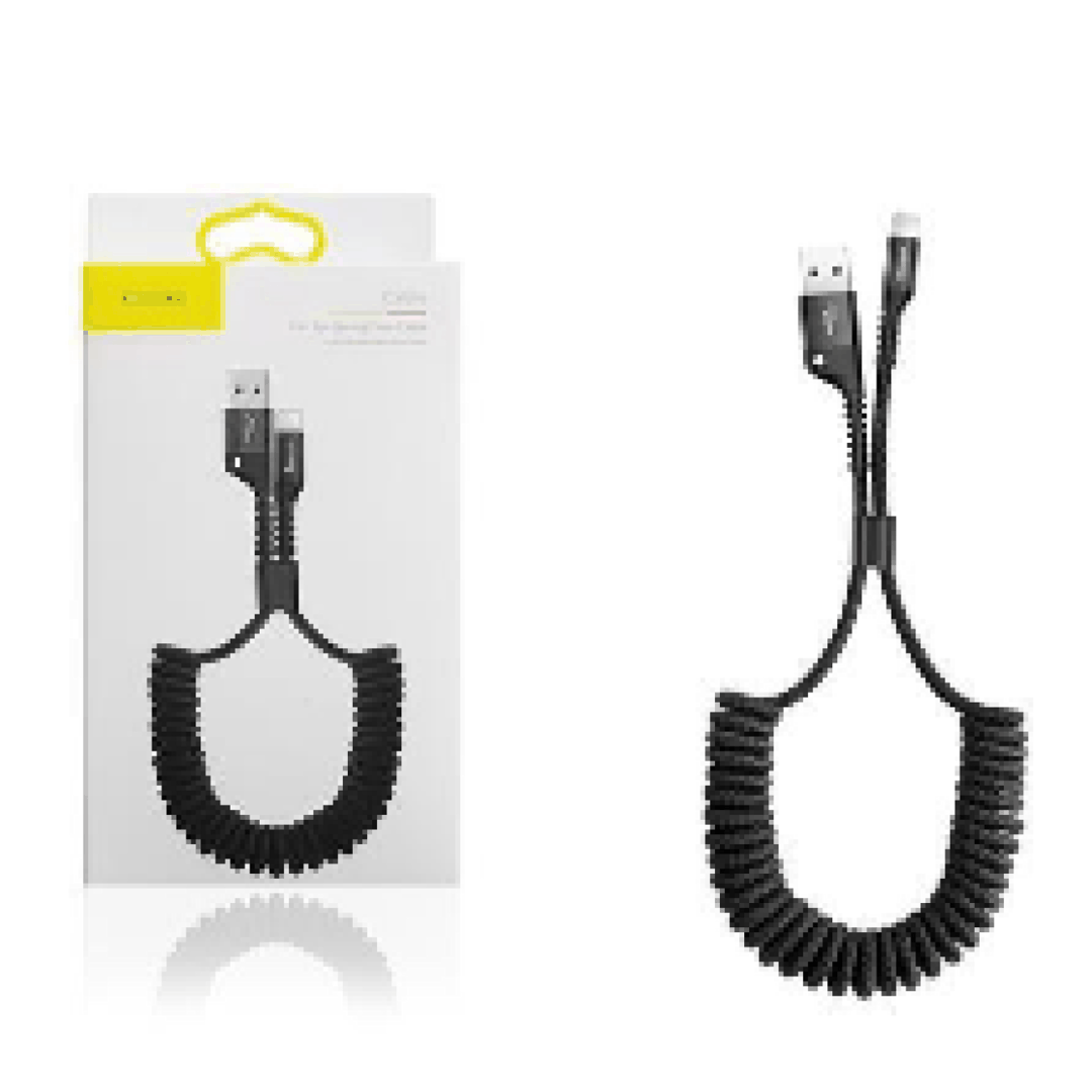 Kabel USB Baseus Fish-eye Spring Cable (CALSR-01) — Telefonlar və qadjetlər, Bakı (2)