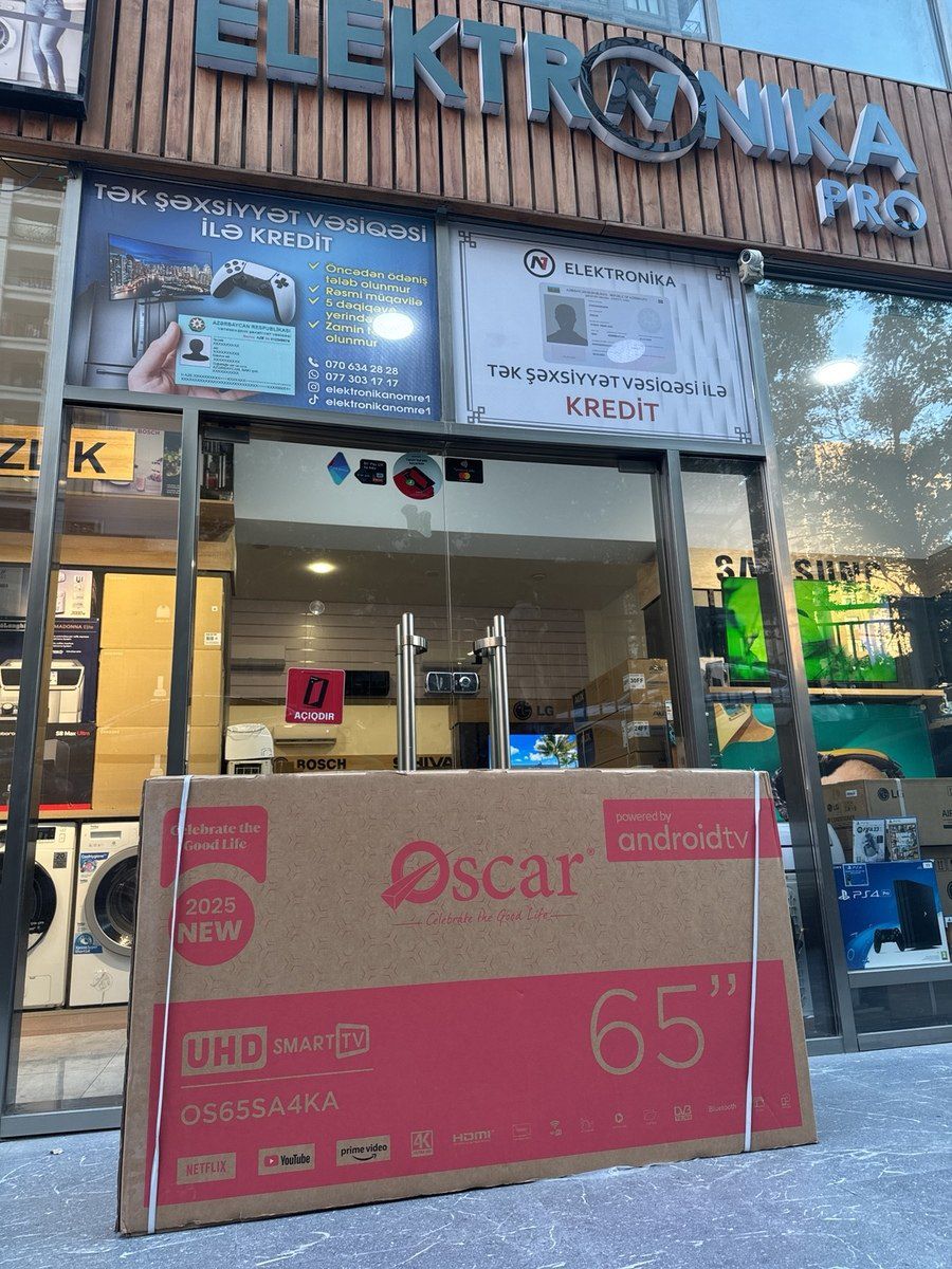 Televizor Oscar OS65QSW4K — TV və Video, Bakı (5)