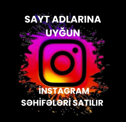 "İnstagram" səhifəsi — 30 ₼ · Bakı · Oyunlar, konsollər və proqramlar "İnstagram" səhifəsi — Bakı