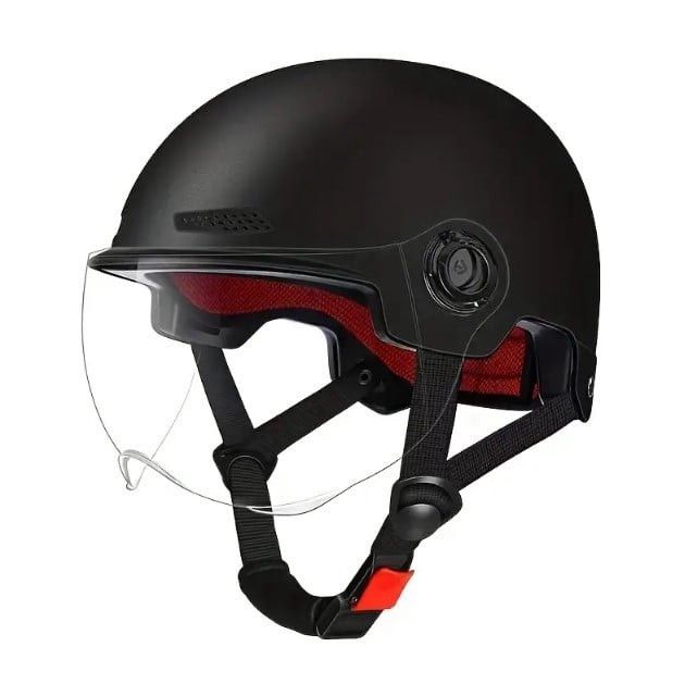 Velosiped dəbilqəsi, qara, eynəkli, ABS materialdan, yüngül, uniseks, baş ətrafı 52-62 sm üçün - bikesport_70 — Mallar, Bakı (2)