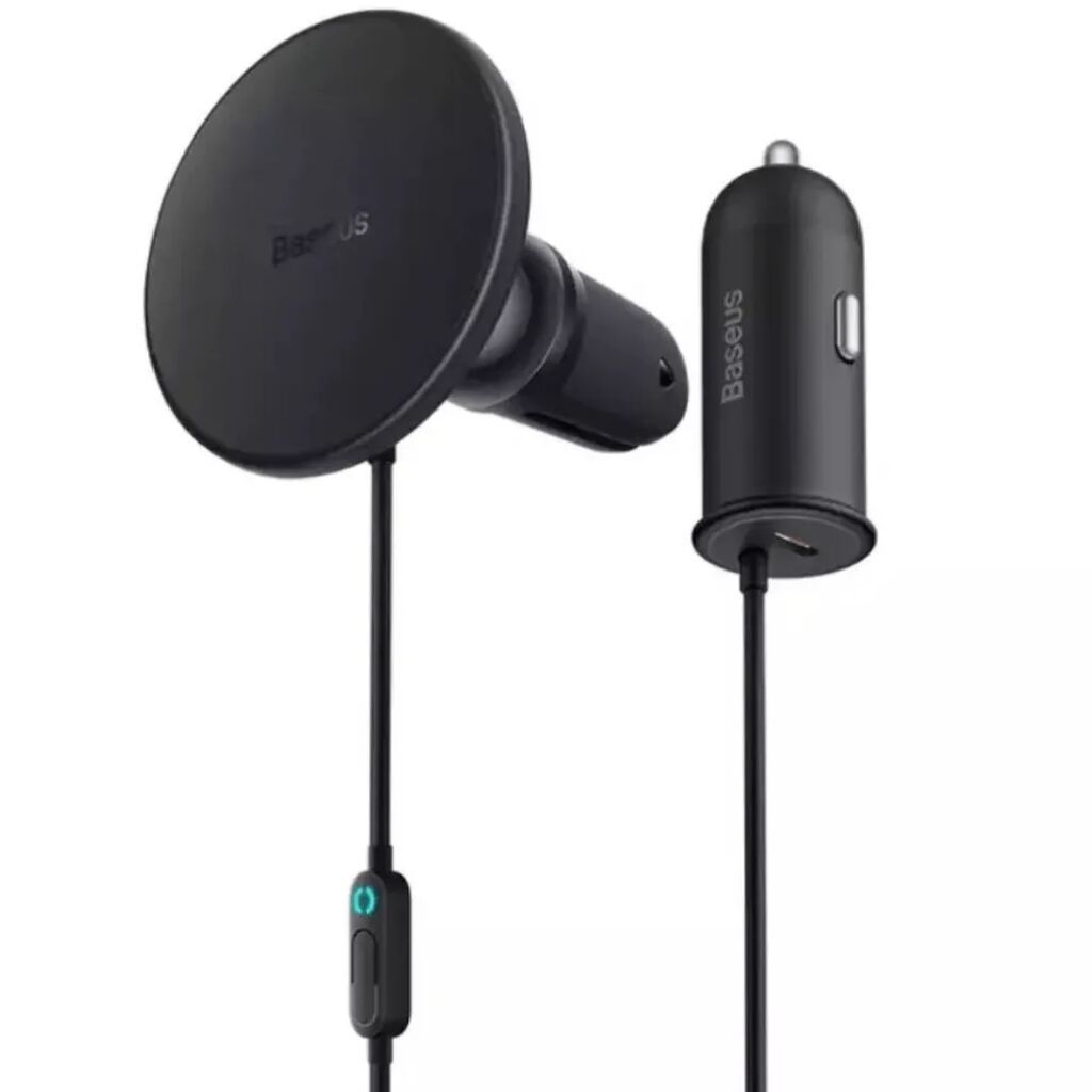 Baseus CW01 Magnetic Wireless Car Charger 40W – Avtomobil Telefon — Şarj cihazları, Bakı