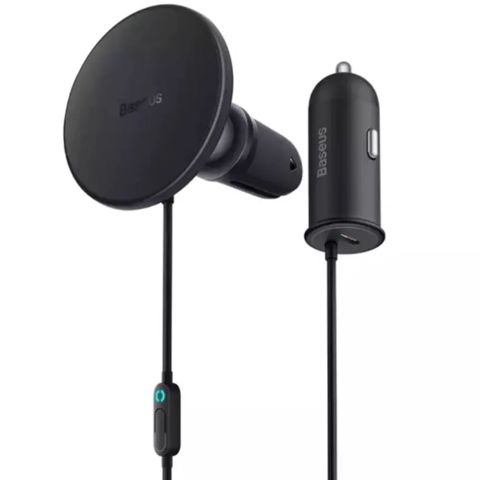 Baseus CW01 Magnetic Wireless Car Charger 40W – Avtomobil Telefon — Bakı