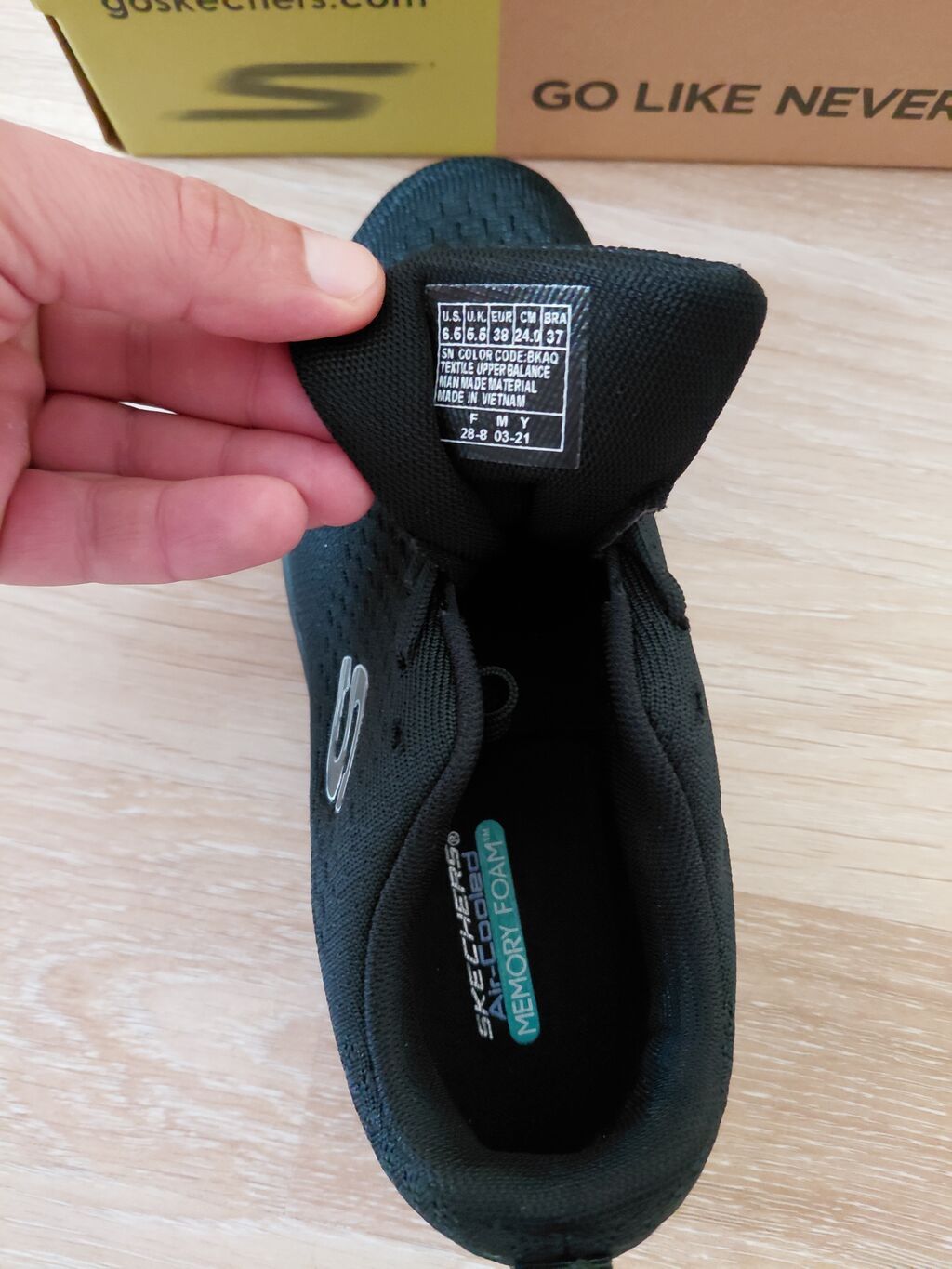 Skechers, Ölçü: 36, rəng - Qara, Yeni — Krosovka, Bakı (5)