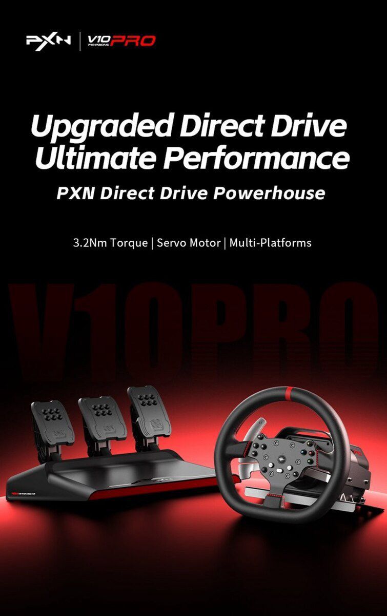 "PXN V10 Pro" oyun sükanı — Oyunlar, konsollər və proqramlar, Bakı (6)