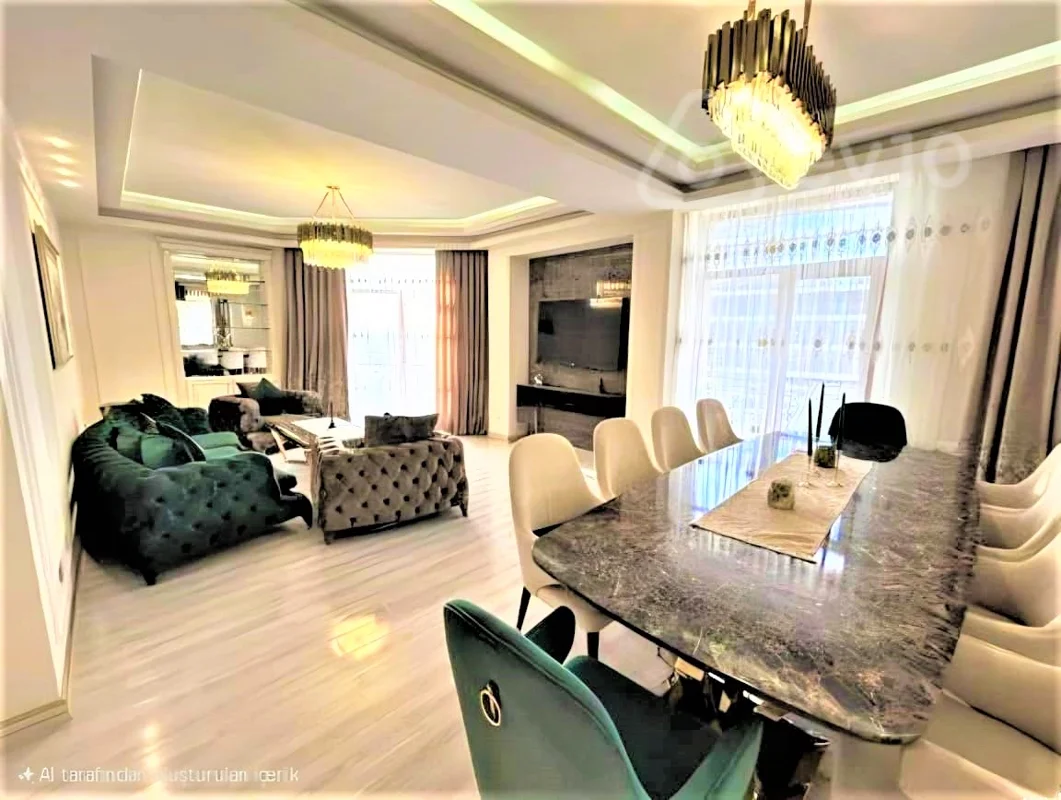 3 otaqlı mənzil, 140 m², 1 ci yaşıl ada küç — kirayə — Bakı