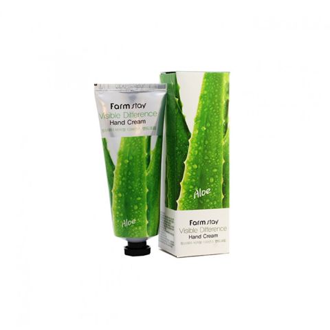 Əl kremi FarmStay Visible Difference Hand Cream Aloe Vera aloe vera ekstraktı ilə 100 ml — Bakı