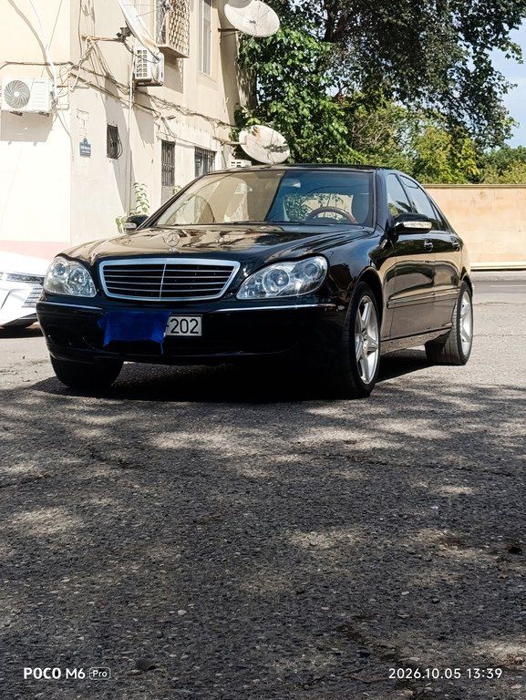 Mercedes S 320, 3.2 L, 2003 il, 280 000 km — Avtomobillər, Bakı (3)