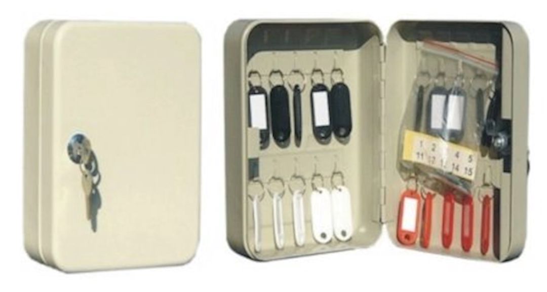 Açarlar üçün şkaf Safewell TS-0080, metal, bej — Şkaflar, Bakı