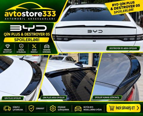 BYD Qin plus destroyer 05 spoyleri — 65 ₼ · Bakı · Ehtiyat hissələri və aksesuarlar BYD Qin plus destroyer 05 spoyleri — Bakı