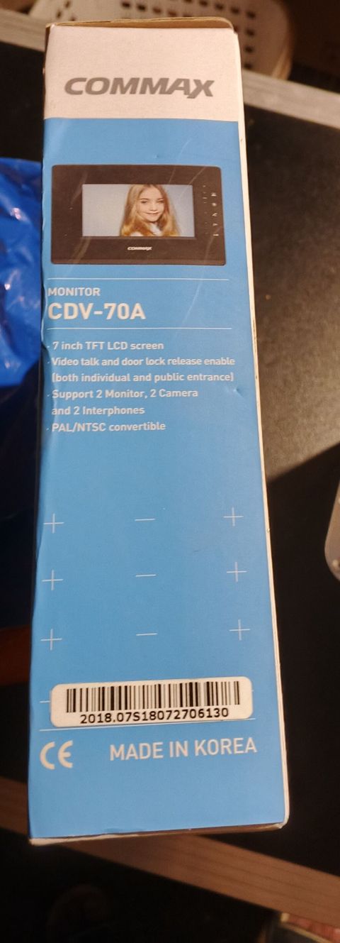 Commax CDV-70A video domofon monitoru - 7 düymlük TFT LCD ekran — Mehdiabad
