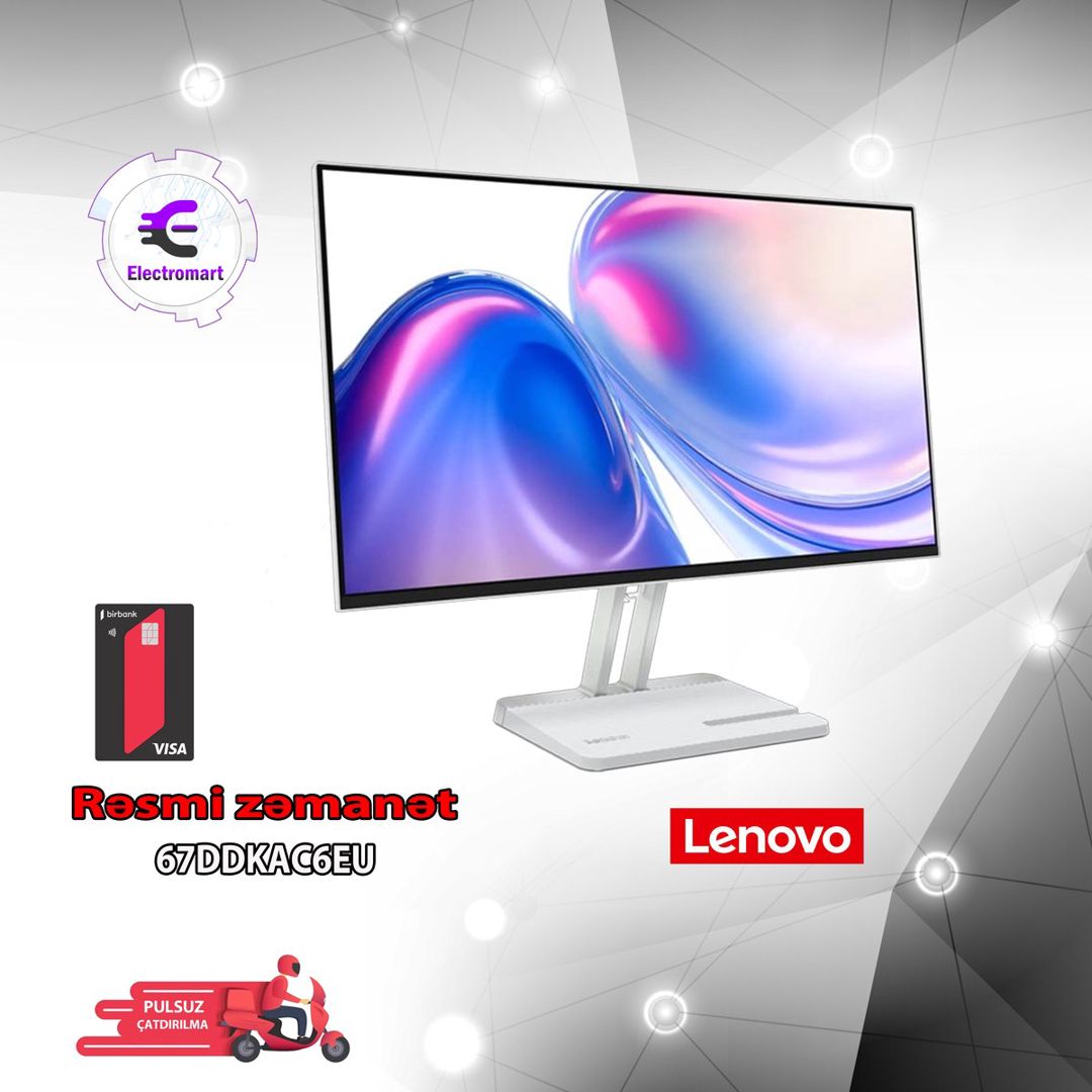 Monitor Lenovo L24-4C (67DDKAC6EU) — Kompüterlər və noutbuklar, Bakı
