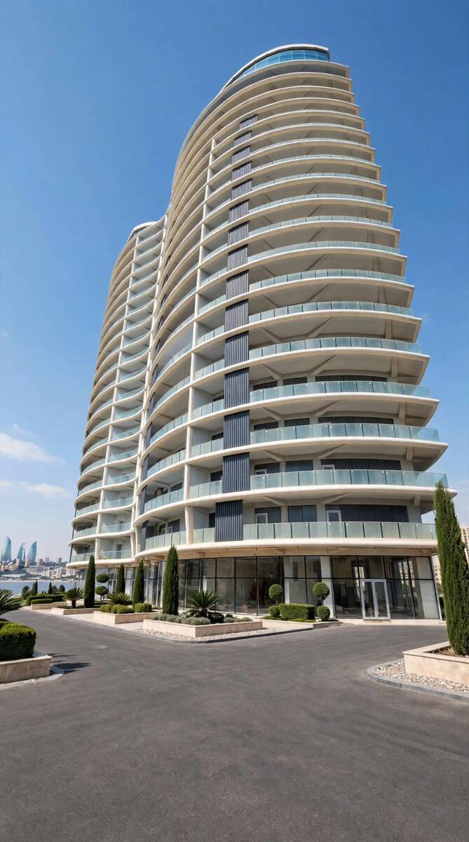 4-otaqlı yeni tikili, Yasamal r., 224 m² — Mənzil, Bakı (2)