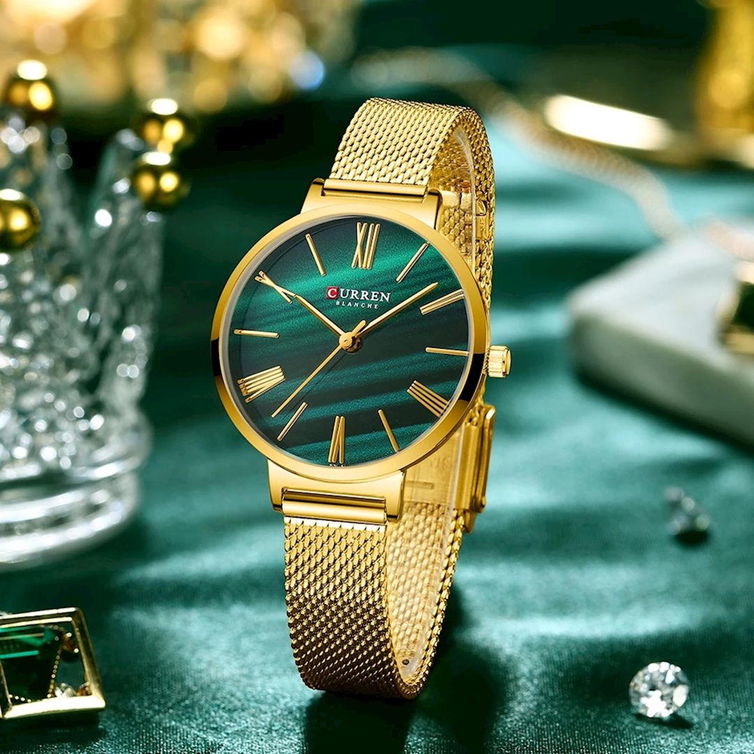 Qol saatı Curren CR 9076 Gold — Mallar, Bakı (3)