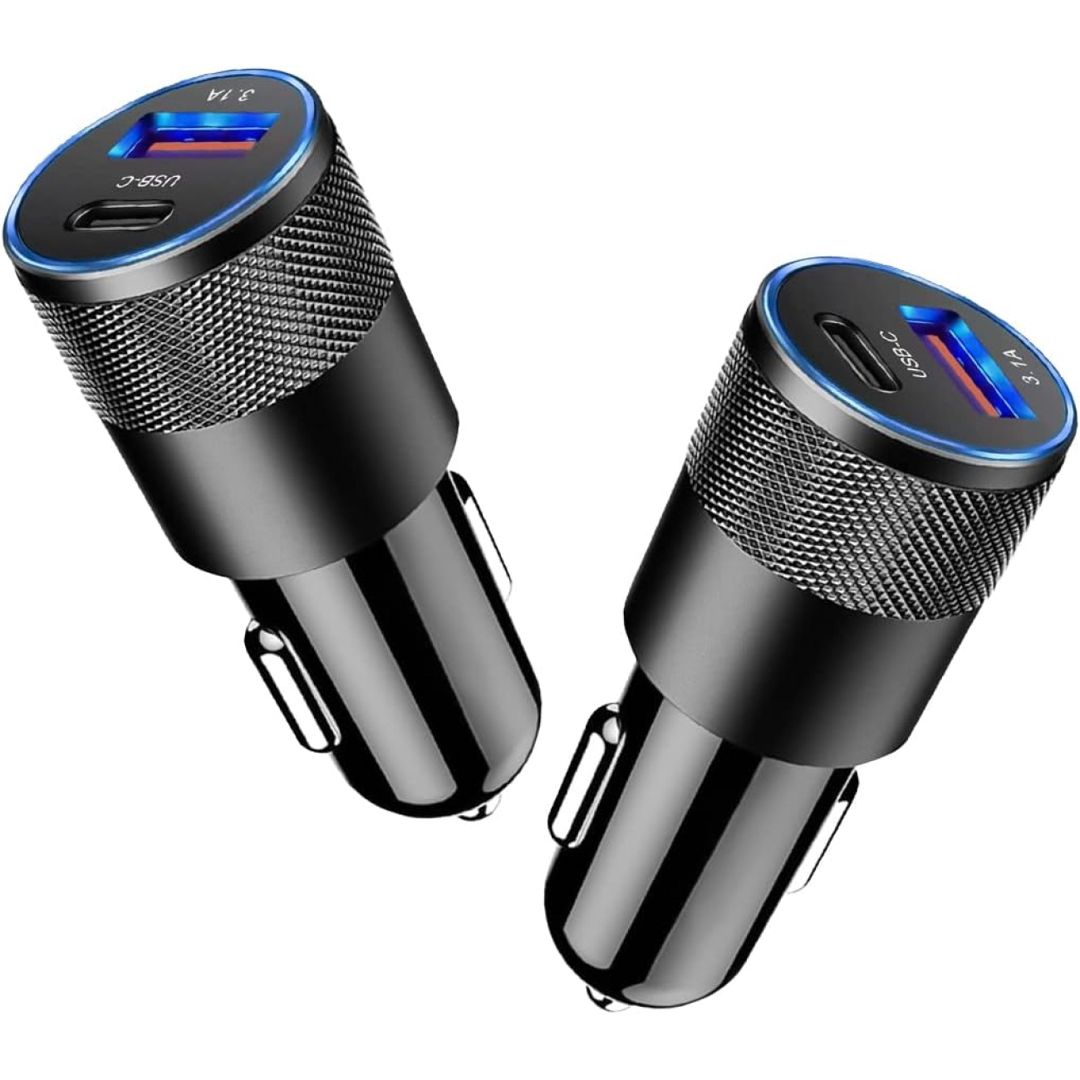 Avtomobil USB sürətli şarj cihazı Sürətli doldurma üçün adapter PD 38 W, 3,1 A — Telefonlar və qadjetlər, Bakı (2)