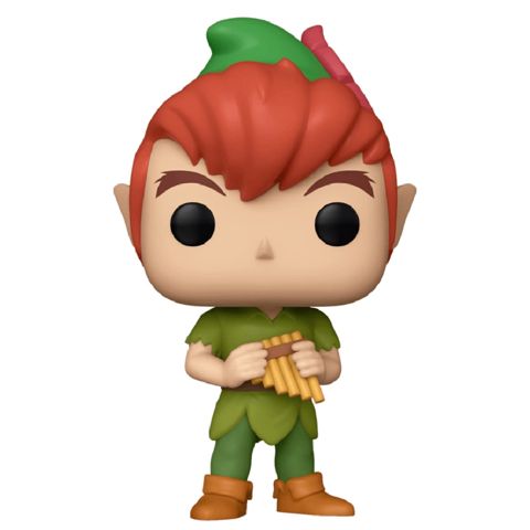 Fiqur Funko POP Disney: Peter Pan 70TH - Peter With Flute, vinil, 10 sm, 3+ yaş — Bakı
