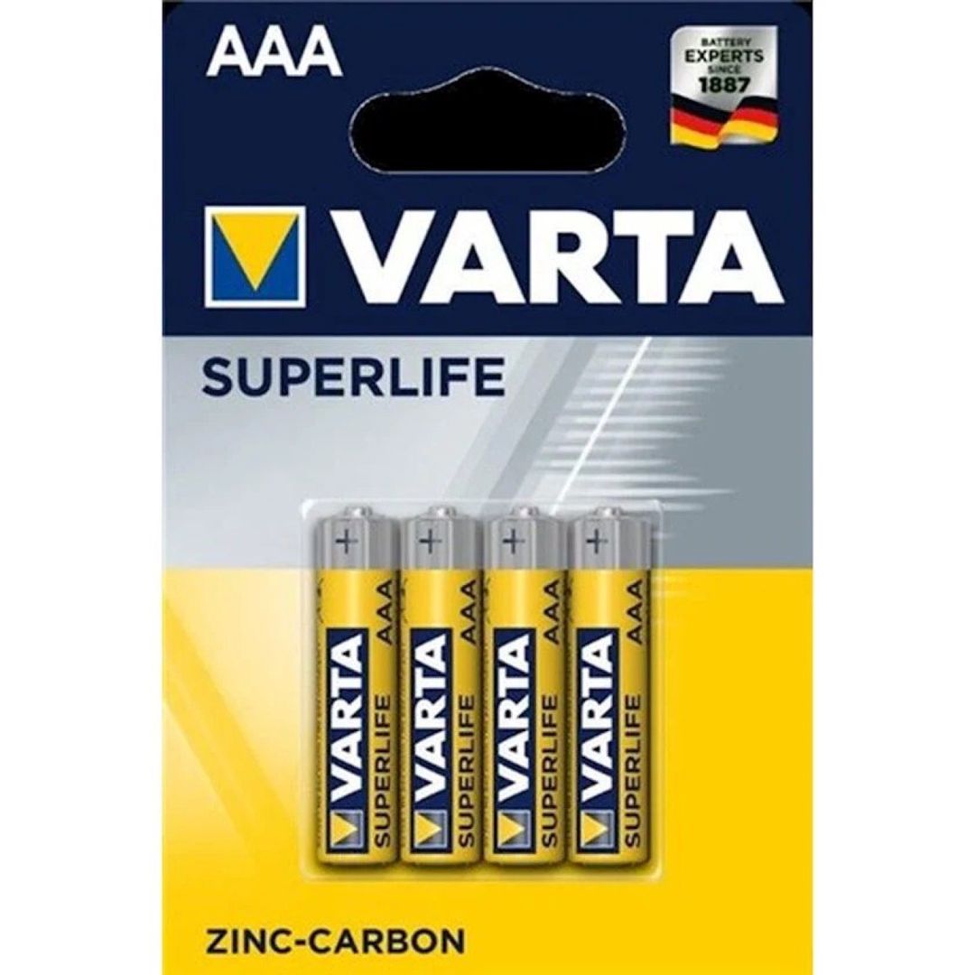 Batareya Varta Superlife AAA BLI, 4 ədəd — Batareyalar və şarj cihazları, Bakı