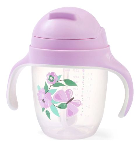 Tökülməyən fincan Babyono 1464/05, 240 ml, 6 aydan, tutacaqlar ilə, bənövşəyi — Bakı