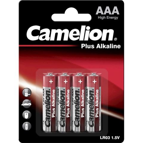 Batareya Camelion Plus Alkaline AAA LR03 1.5V, 4 ədəd — 5.07 ₼ · Bakı · Batareyalar və şarj cihazları Batareya Camelion Plus Alkaline AAA LR03 1.5V, 4 ədəd — Bakı