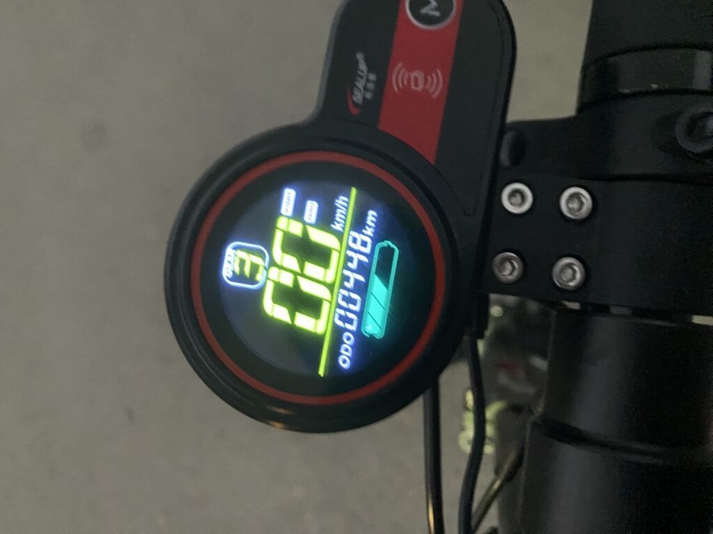 Sealup elektrik skuter - Güclü ön LED fənər və arxa stop işığı – gecə — Skuterlər, Bakı (8)