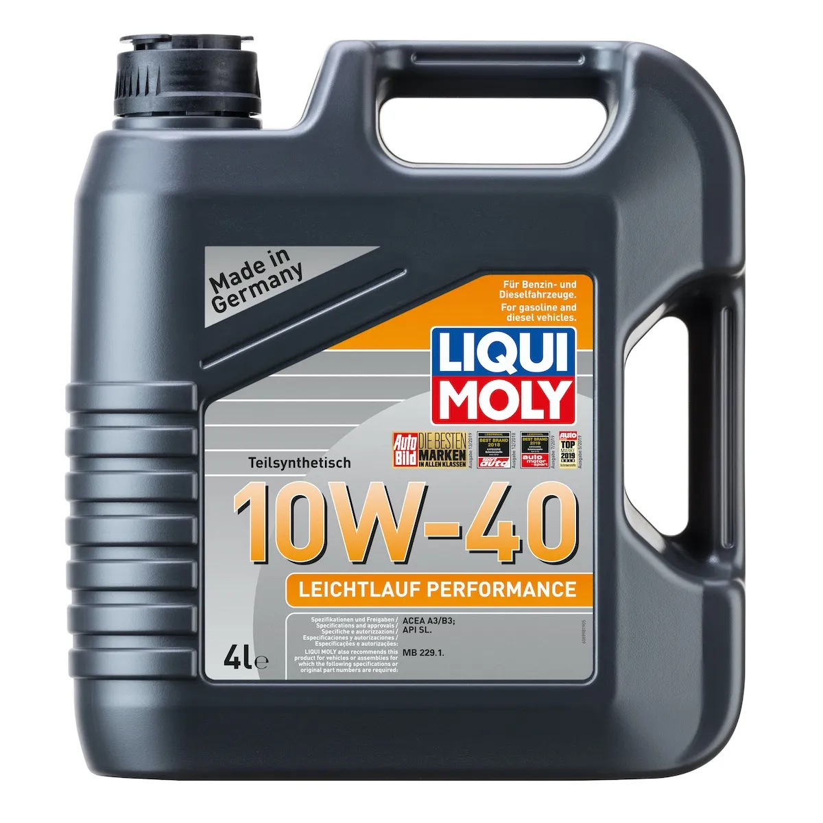 Avtomobil mühərrik yağı Liqui Moly Leichtlauf Performance 10W-40 4L (LM8998) — Bakı