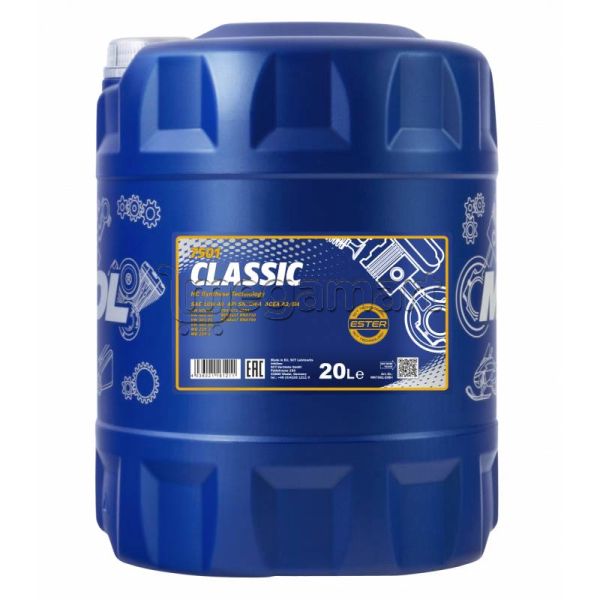 Sintetik mühərrik yağı Mannol 7501 Classic SAE 10W-40 20L Plastic — Yağlar və texniki mayelər, Bakı