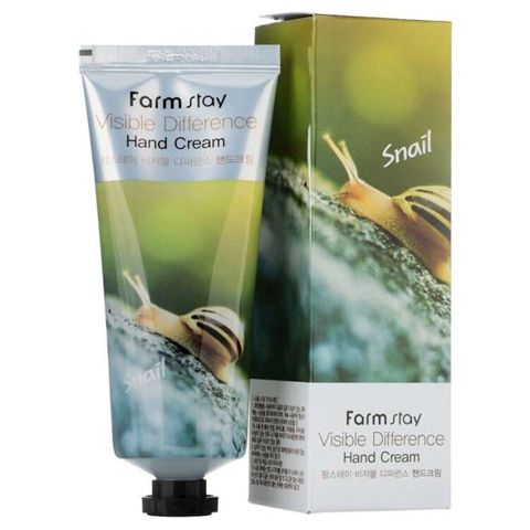 Əl kremi FarmStay Visible Difference Hand Cream Snail ilbiz musini ilə 100 ml — Bakı