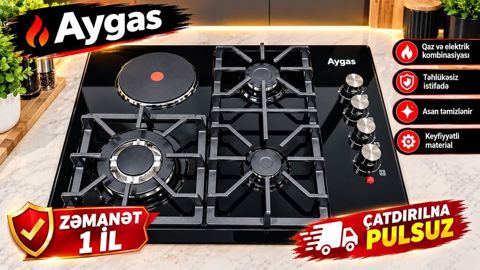 Qaz plitəsi 4 gözlü, Yeni — 129 ₼ · Bakı · Plitələr Qaz plitəsi 4 gözlü, Yeni — Bakı