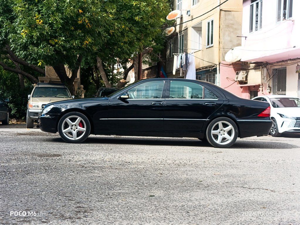 Mercedes S 320, 3.2 L, 2003 il, 280 000 km — Avtomobillər, Bakı (7)