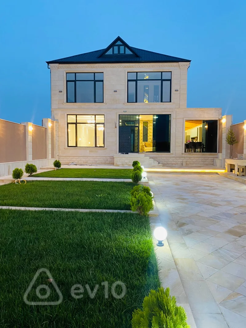 6 otaqlı həyət evi, 300 m², Saray qəs — Ev, villa, Bakı (2)