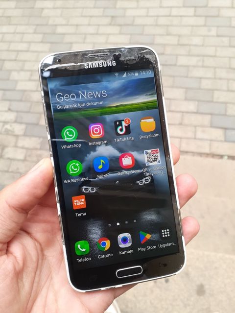 Samsung Galaxy S5 Active, 16 GB, rəng - Ağ, Zəmanət, Düyməli, Sensor — Gəncə