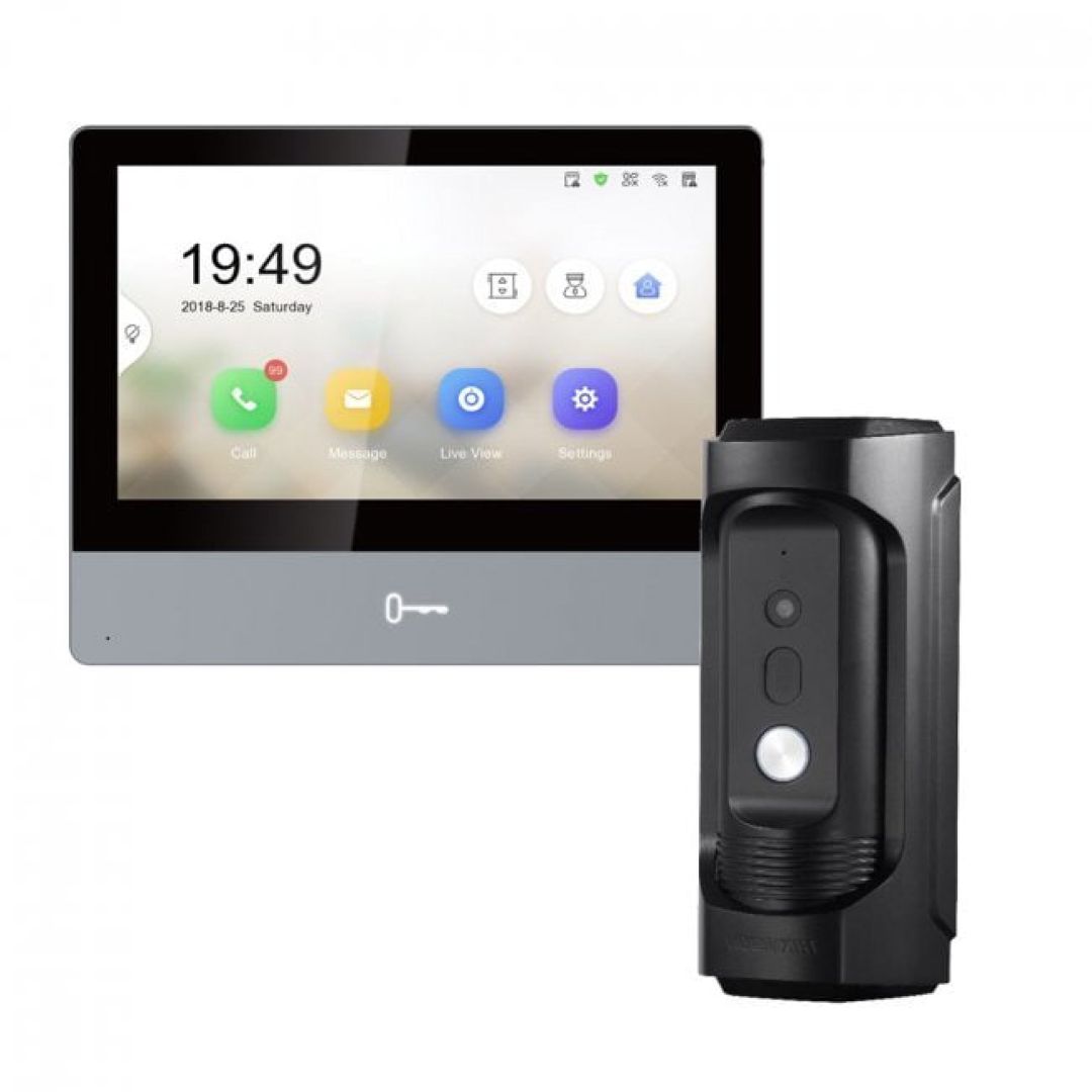 Hikvision DS-KH8350-WTE1 + DS-KB8113-IME1 — Domofonlar, Bakı