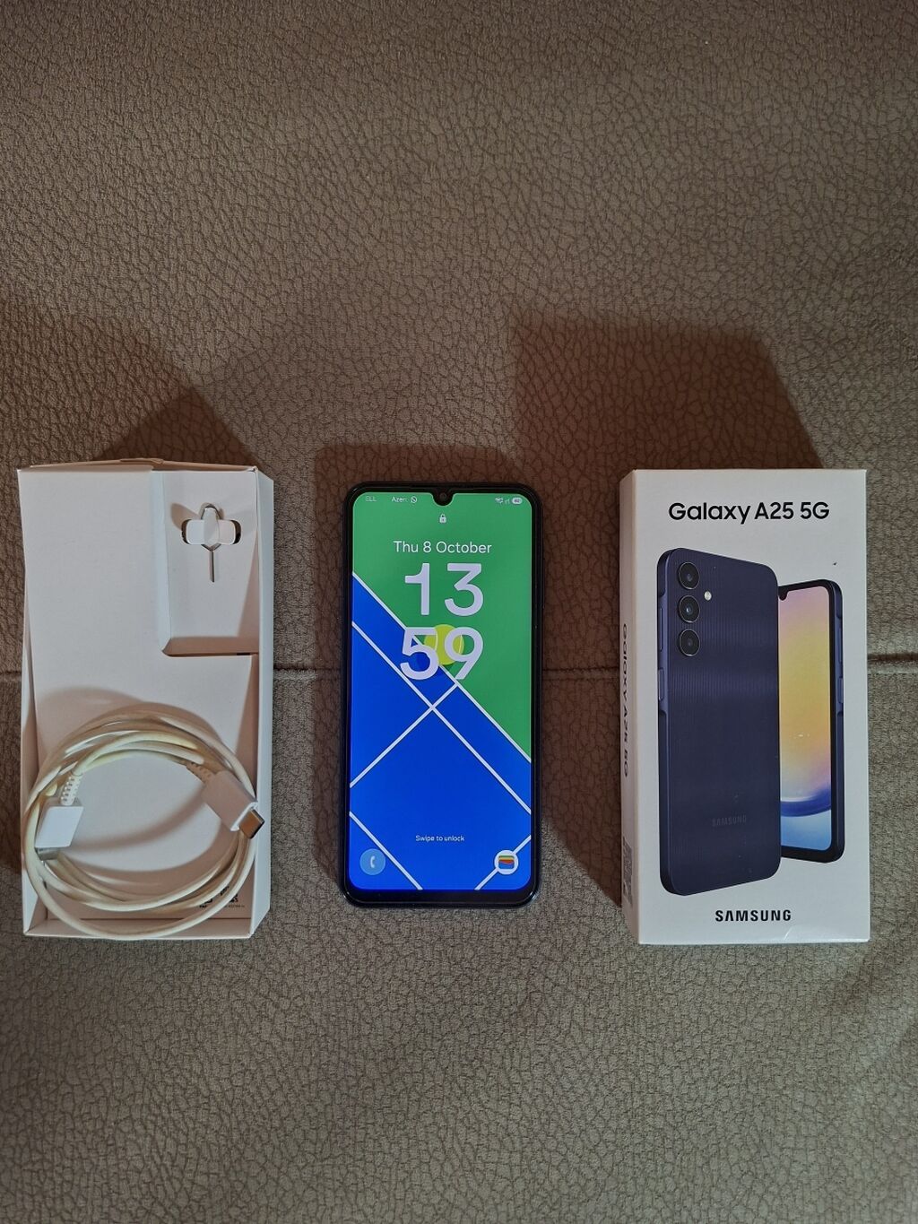 Samsung Galaxy A25, 256 GB, rəng - Göy, Barmaq izi — Samsung, Bakı