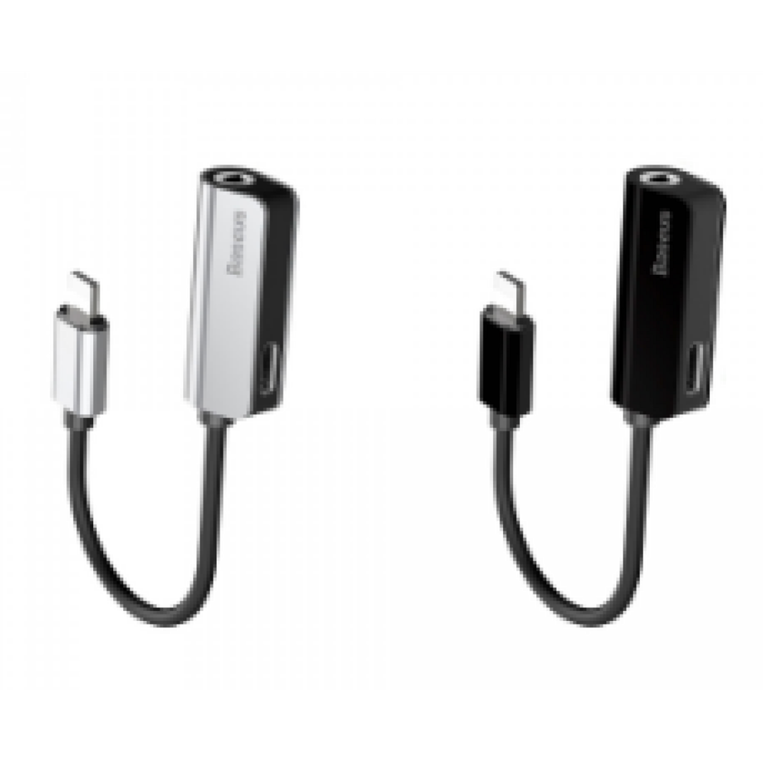 Adapter Baseus L32 IP Male to 3.5mm+IP Female Adapter (CALL32-01, CALL32-0S) — Telefonlar və qadjetlər, Bakı (2)