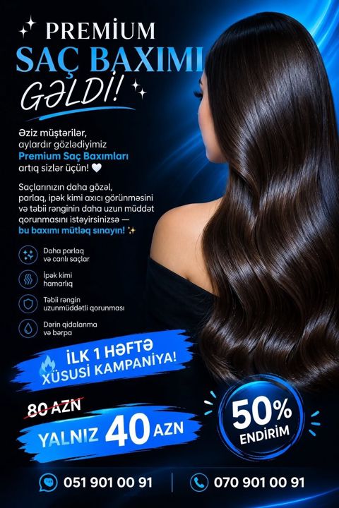 Qadın saç ustaları — 40 ₼ · Mehdiabad · Digər Qadın saç ustaları — Mehdiabad