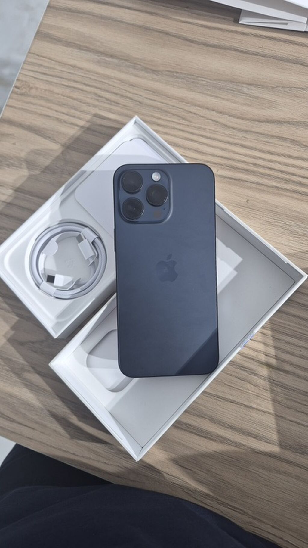 IPhone 15 Pro Max, 256 GB, Blue Titanium, Face ID — Apple iPhone, Bakı (2)