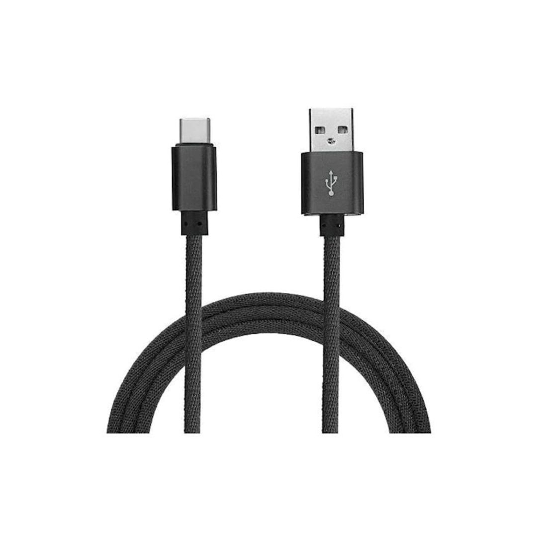 Kabel USB Xiaomi Mi Braided Type C 1 m Qara — Telefonlar və qadjetlər, Bakı