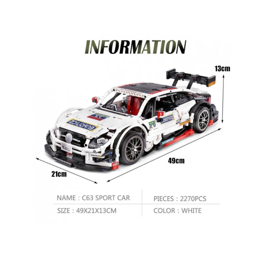 Constructor Mould King Models 13075 Mercedes-Benz C63 AMG DTM — Konstruktorlar, Bakı (3)