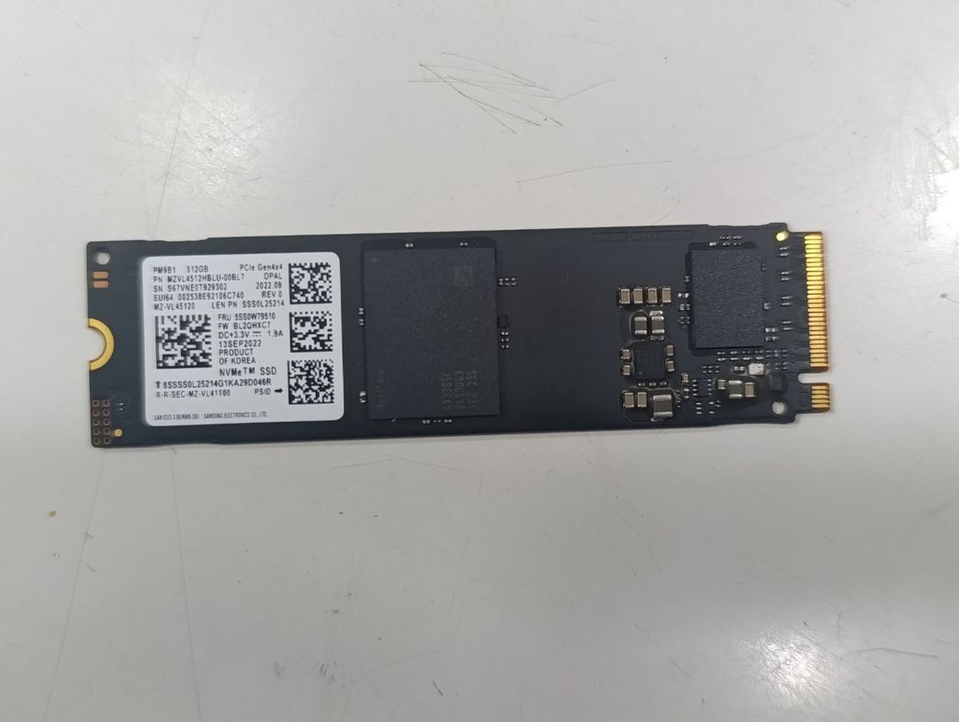 Samsung PM9B1 512GB NVMe M.2 SSD — Kompüterlər və noutbuklar, Bakı (2)