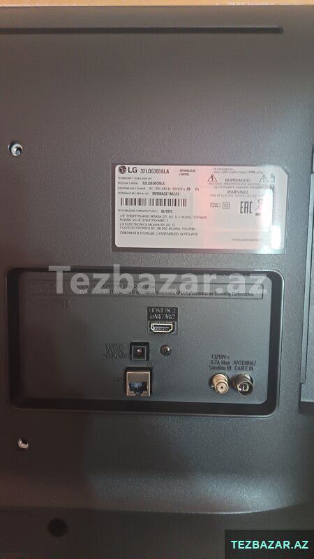 Tv, lg, 80 sm — 430 ₼ · Kürdəmir · Televizorlar Tv, lg, 80 sm — Kürdəmir