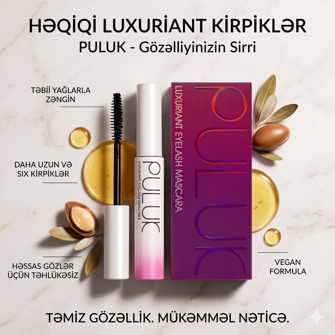 Kirpiklər üçün tuş Puluk Luxuriant Qara 10 ml — Mallar, Bakı (2)