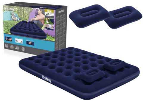 Şişmə döşək Bestway 67374, göy, 203x152x22 sm — Bakı