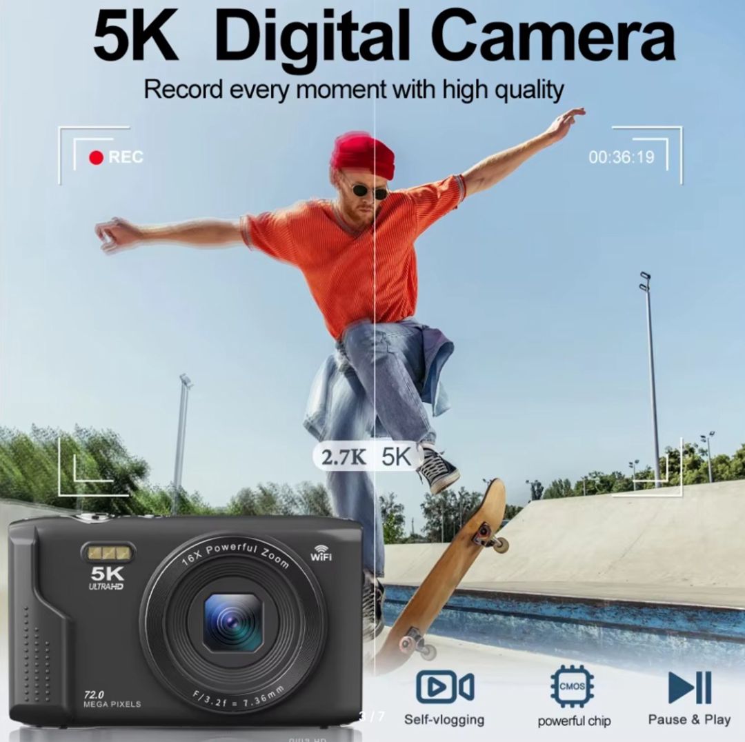 Digital Camera 5K 72MP — Səs texnikası, Bakı (2)