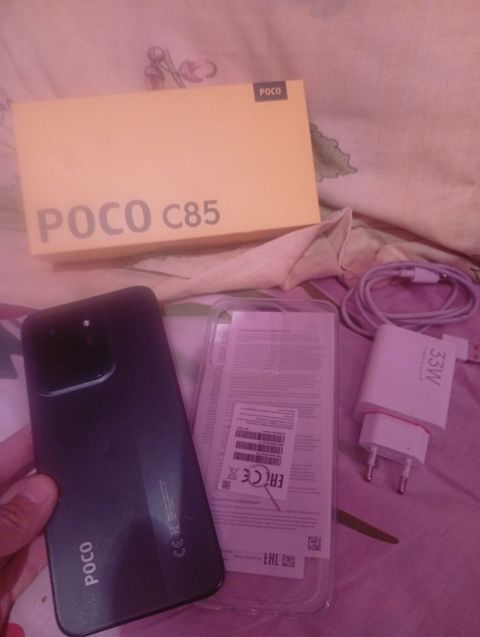 Poco C85, rəng - Qara, Sənədlərlə — 230 ₼ · Qax · Xiaomi Poco C85, rəng - Qara, Sənədlərlə — Qax