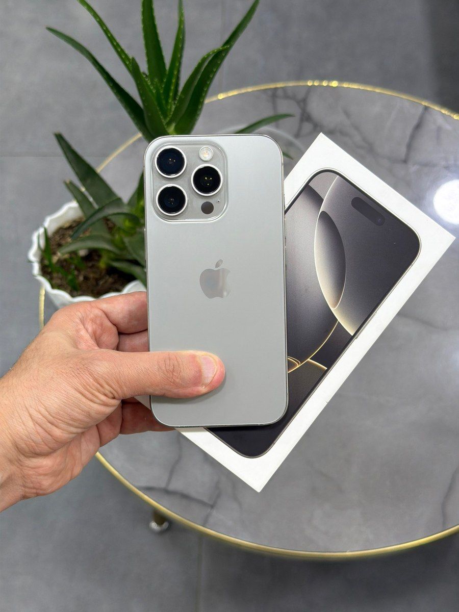 Apple iPhone 16 Pro Natural Titanium 256GB/8GB — Smartfonlar, Bakı (5)