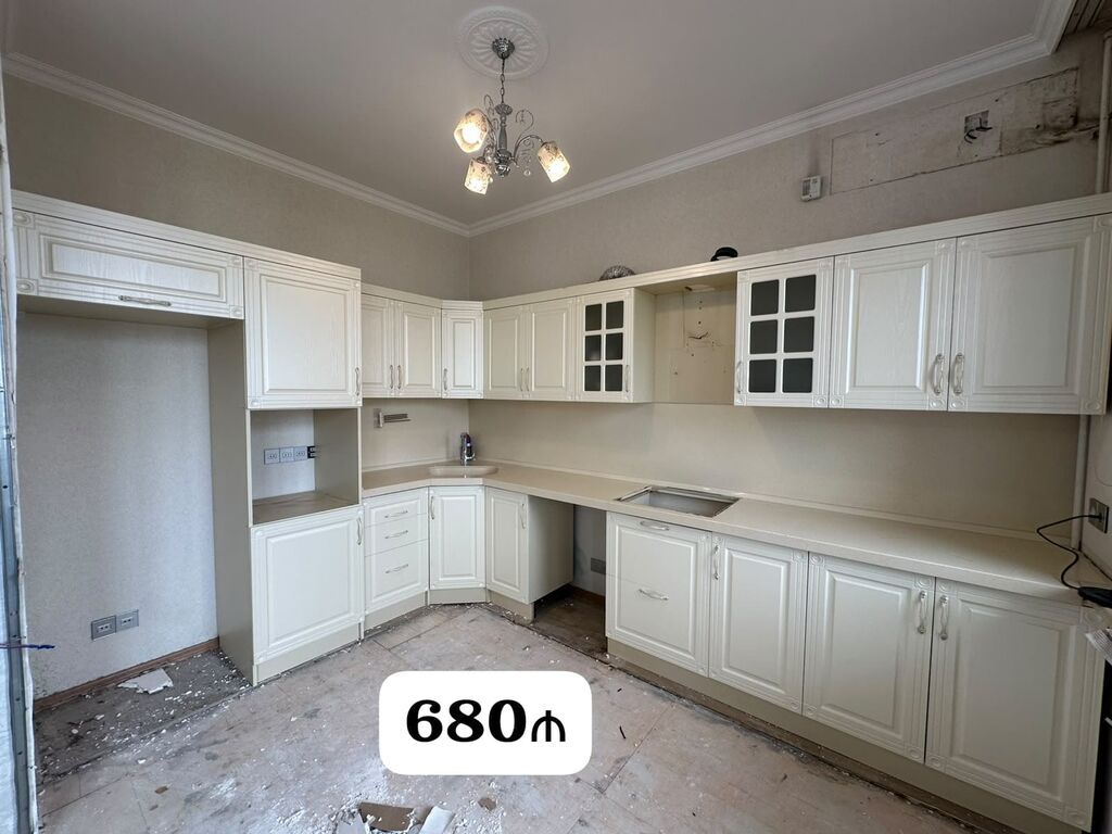 Membran mətbəx mebeli satılır 680₼. üzəri mərmər.Əla — Mətbəx mobilyası, Bakı