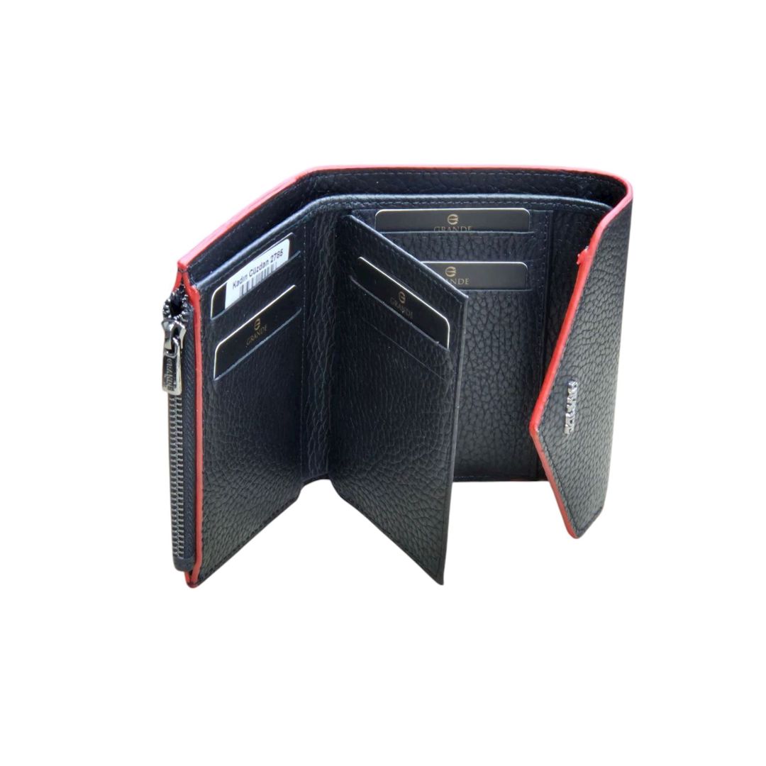 Dəri pul kisəsi qadın üçün Grande_2785_Black — Mallar, Bakı (3)